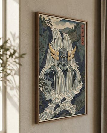 MEDSAN - Goldorak Waterfall () - Hand Signed