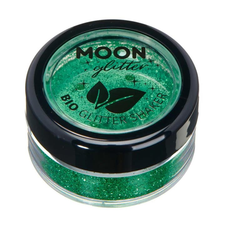 Moon Glitter Bio Glitter Shakers Green 5g, Hobby en Vrije tijd, Feestartikelen, Nieuw, Verzenden