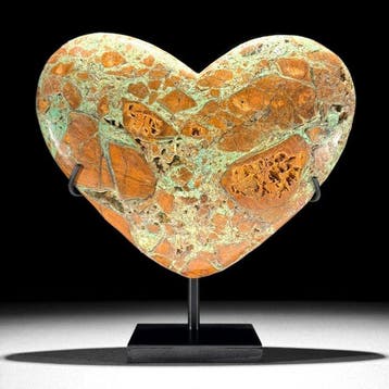 GEEN RESERVEPRIJS - Prachtig paar groene smithsoniet