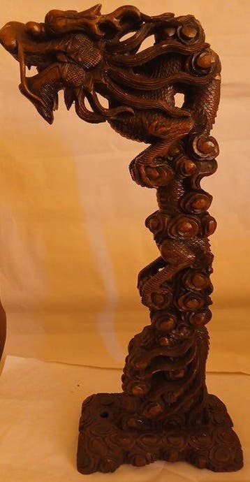Dragon scupté - Hout - China