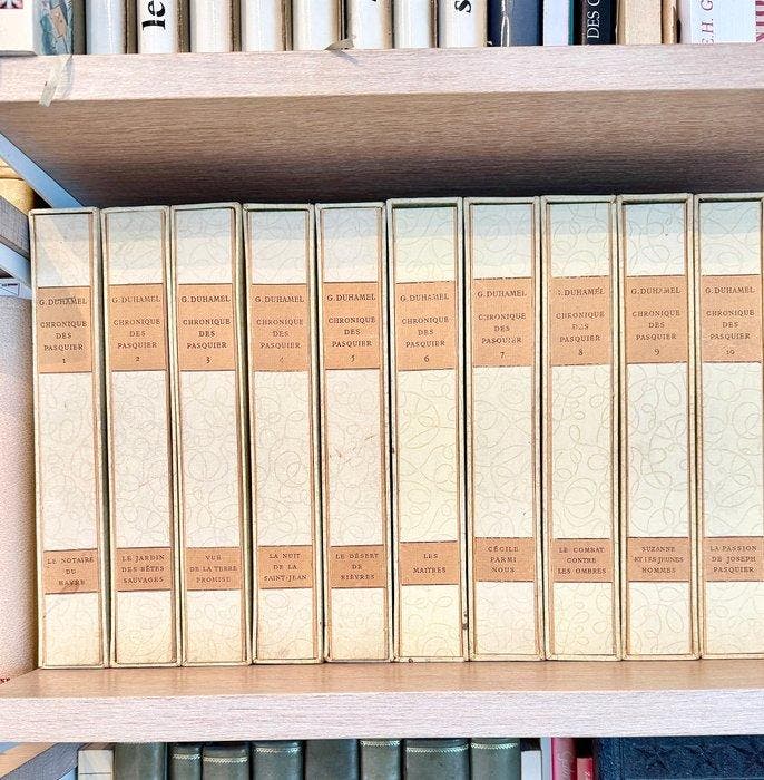 Georges Duhamel - Chronique des Pasquier - 1949, Antiquités & Art, Antiquités | Livres & Manuscrits