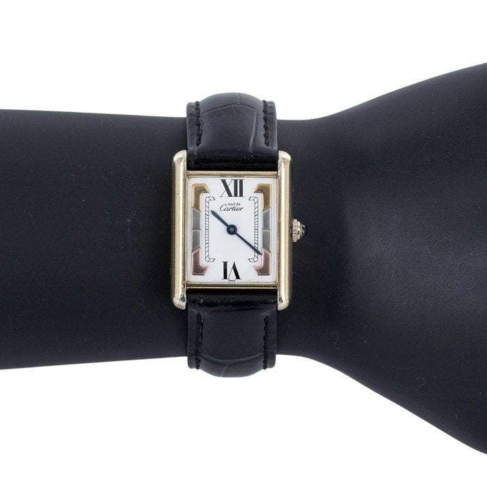 Cartier - Tank Must de Cartier - Zonder minimumprijs -, Handtassen en Accessoires, Horloges | Heren