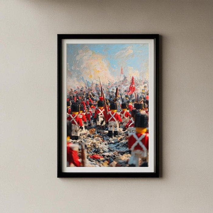 Louis Dourand - Battaglia Napoleonica, Antiquités & Art, Art | Objets design