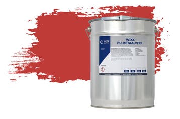Wixx PU Metaalverf RAL 3020 | Verkeersrood 2.5L, Verzenden, Nieuw