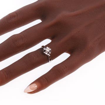 Zonder minimumprijs - Ring - 18 karaat Witgoud - 0.24ct. tw., Nieuw