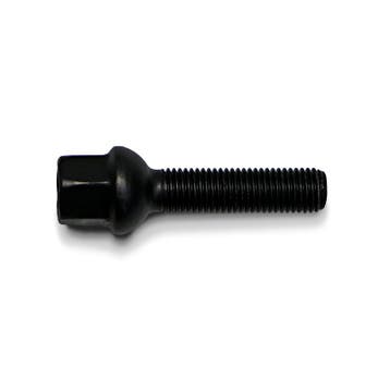 H&R Wielbout bolkonisch R12 M12x1.50 - Lengte 28mm - Zwart (, Auto-onderdelen, Verzenden, Nieuw