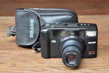Braun, Pentax, Ricoh trend zoom 100 / Espio 738 G / RZ-900 |, Audio, Tv en Foto, Fotocamera's Analoog, Nieuw
