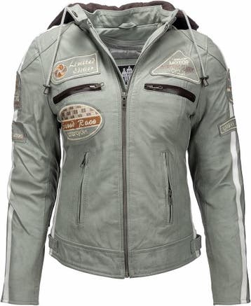 Leren Motorjas 2XL (CE) | 41% Korting | Retour Deal, Motoren, Verzenden, Urban Leather, Jas | leer, Dames
