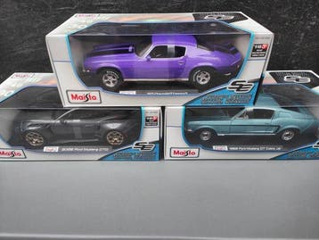 Maisto 1:18 - Model sportwagen (3) - 2025 Ford Mustang GTD;, Nieuw