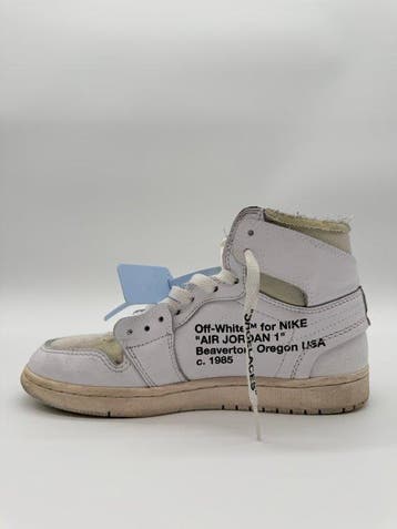 Nike - Off-White Jordan 1 White EU 40 - Sneakers - Taille :