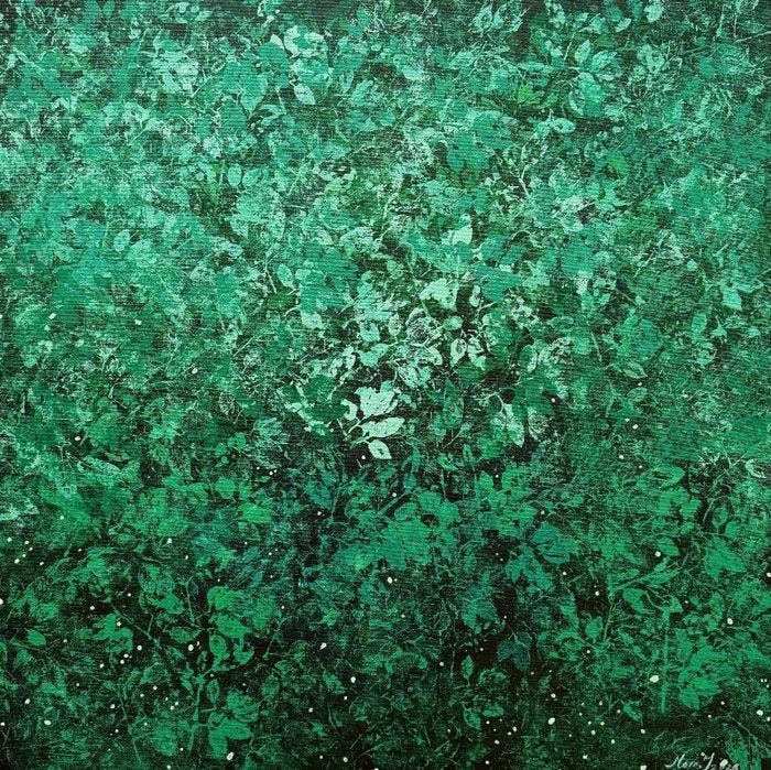 Mara. J XL - The Emerald Heart, Antiek en Kunst, Kunst | Schilderijen | Modern