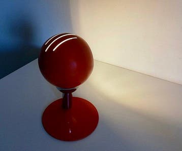 Tafellamp - Draaiende bol ontwerp uit de jaren zestig -