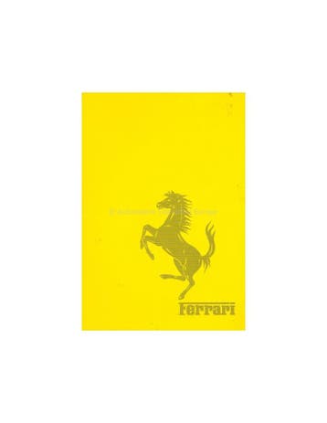 1977 FERRARI PRODUCTIE PORTFOLIO 137/77