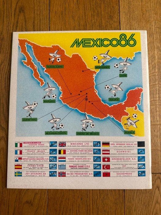 Panini World Cup Mexico 86 - 1 Empty Album - Mint (M), Collections, Autocollants