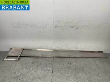 Etagère murale en acier inoxydable 300 x 30 cm Horeca, Verzenden