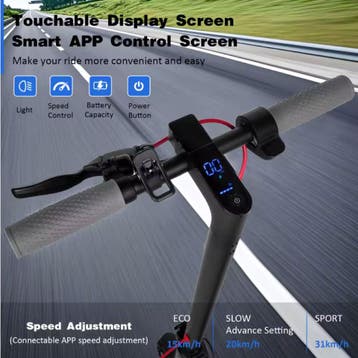 ES80 Vouwbare Elektrische Scooter - Off-Road Smart E Step -, Verzenden