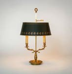 Lampe - Bouillotte - Style Empire - Têtes de Cygnes - Bronze, Antiek en Kunst