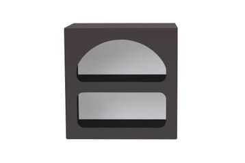 Evila Nachtkastje - Antraciet - Nieuw/Ongebruikt - Melamine, Huis en Inrichting, Verzenden, Nieuw, 45 tot 65 cm, Minder dan 55 cm