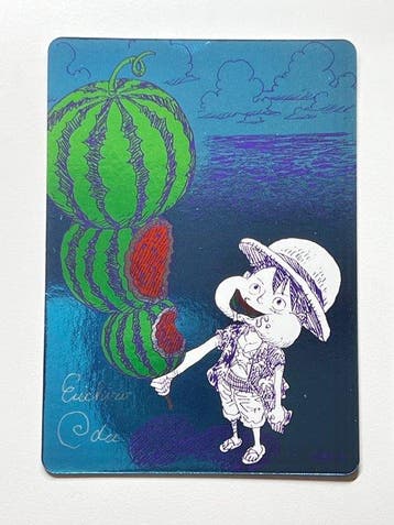 Shueisha - 2 Card - One Piece - Monkey D. Luffy Natsucomi