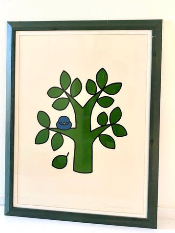 Dick Bruna (1927-2017) - Blue bird on the tree