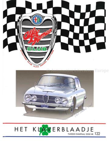 2008 ALFA ROMEO CLUB HET KLAVERBLAADJE 122 NEDERLANDS