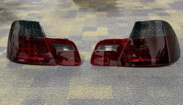 BMW E46 99-01 LED achterlichten rood/wit coupé – DEPO, Nieuw, BMW