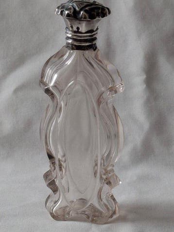 Parfumfles - Apart Geschulpt Hollands Verzamel item. Antieke