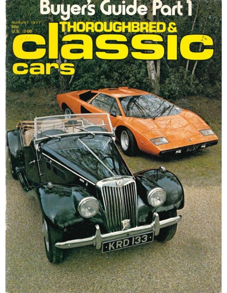 1977 THOROUGHBRED & CLASSIC CARS 11 ENGELS, Livres, Autos | Brochures & Magazines