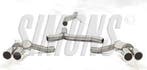 Simons uitlaatsyteem Duplex vanaf downpipe: RVS | Audi A4/A5, Verzenden