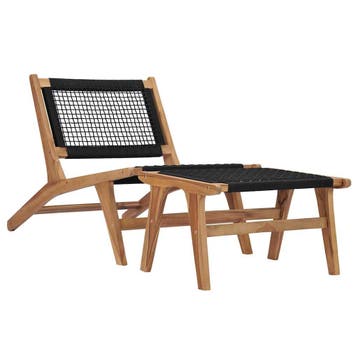 Teak Ligbed -67% Retour deal! Weg is weg, Verzenden