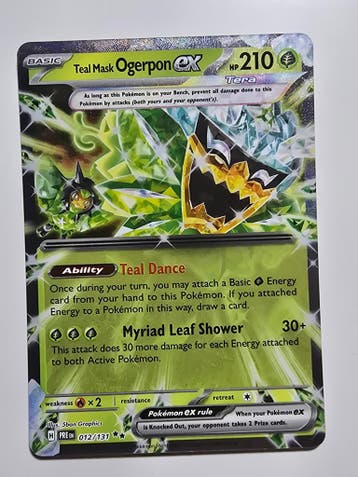 TEAL MASK OGERPON EX (PRISMATIC EVOLUTIONS 012/131)