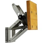 Buitenboordmotorstoel Tot 40kg Rvs met Houten Plaat, Watersport en Boten, Ophalen of Verzenden, Nieuw