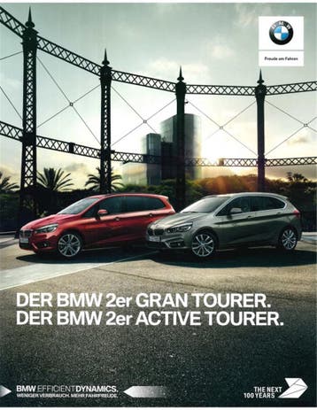 2017 BMW 2 SERIE GRAN | ACTIVE TOURER BROCHURE DUITS, Nieuw