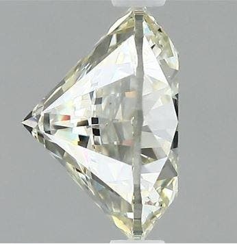 1 pcs Diamant (Natuurlijk) - 2.06 ct - Rond - K - VS2 -, Nieuw