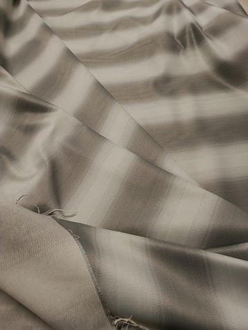 Stupendo cotone darredo grigio a righe - made in Italy -