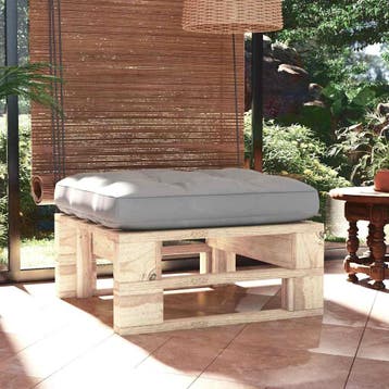vidaXL Tuinhocker pallet geïmpregneerd grenenhout, Verzenden, Nieuw