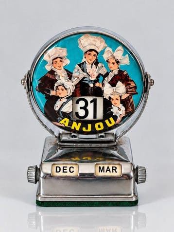 Eeuwigdurende kalender (3) - Set of 3 Vintage Mechanical