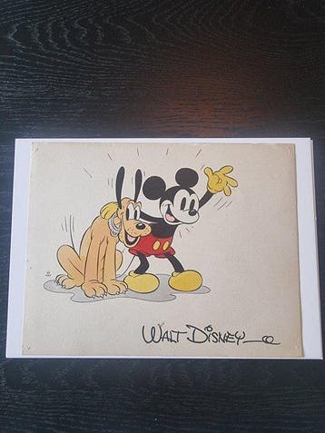 Mickey Mouse - 1 Fan card - Disney - 1930