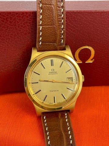 Omega - Ref.166.0168 - Geneve - Cal.1012 - Gold Dial -, Nieuw