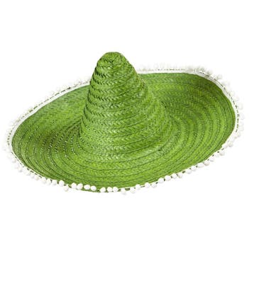 Groene Sombrero 50cm, Hobby en Vrije tijd, Feestartikelen, Verzenden, Nieuw