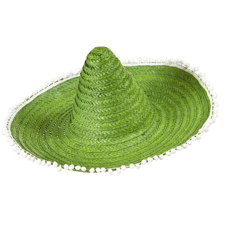 Groene Sombrero 50cm, Hobby en Vrije tijd, Feestartikelen, Nieuw, Verzenden