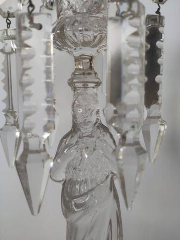 Val Saint Lambert - Kaarsenhouder (2) - Kristal - met