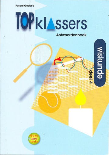 Topklassers Antwoorden Wiskunde deel 4, Verzenden, Nieuw