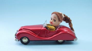 Kanto Toys - Jouet en étain - Tin friction Pony Tail
