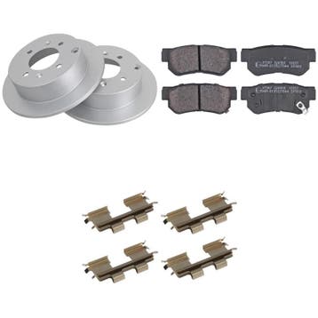 Remschijven + remblokken Achterzijde Hyundai Matrix 1.6, Autos : Pièces & Accessoires, Verzenden