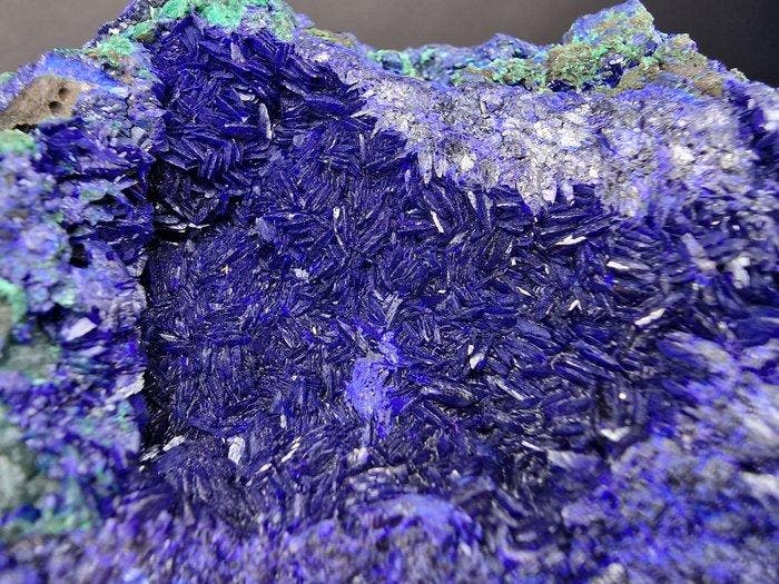 azuriet En malachiet, grote stukken - Hoogte: 100 mm -, Verzamelen, Mineralen en Fossielen
