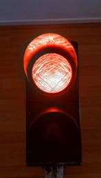 Feu de circulation, feu rouge - Panneau routier/de