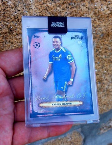 2026 Topps Kylian Mbappé SEM RESERVA First Print The Pursuit, Nieuw