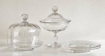 Baccarat - Splendid - Tafelservies (6) - Kaasbel, snoeppot