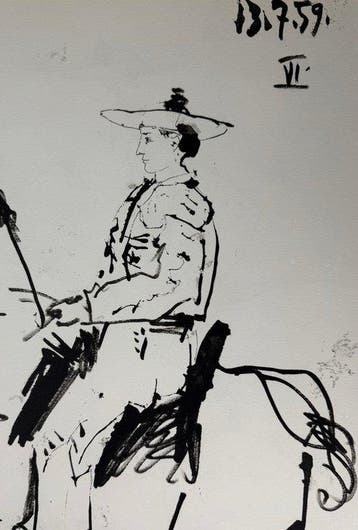 Pablo Picasso (1881-1973) - Torero à Cheval